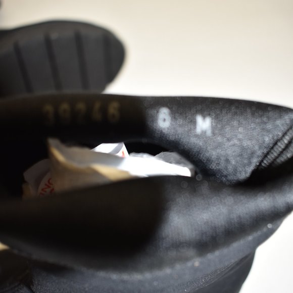 LA CANADIENNE GEORGINA Stretch Fabric Wedge Platform Bootie Size 6 M - Picture 10 of 11